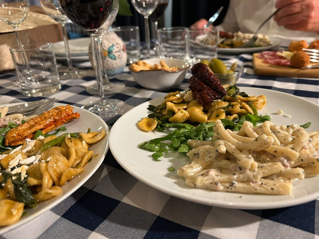 Homemade pasta courses at Modi Berlin